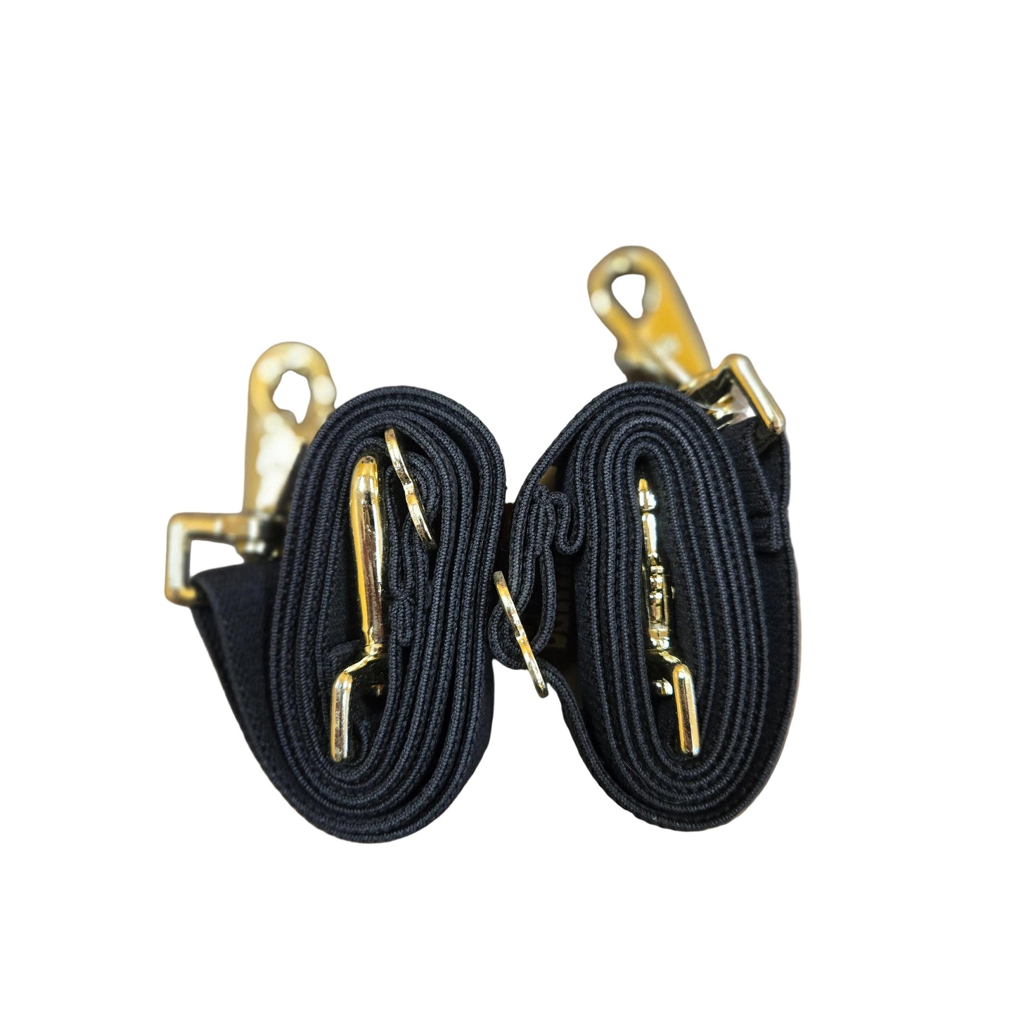 Irvine Elastic Leg Straps (Pair) Black