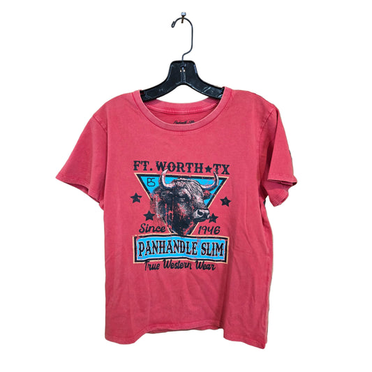 Panhandle Women's Buffalo Graphic Tee Shirt - Rust