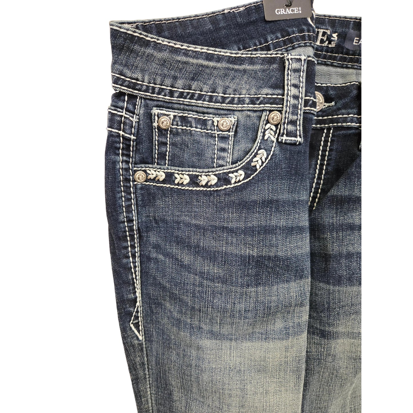 Grace in LA Women's Steer Head Jeans SL