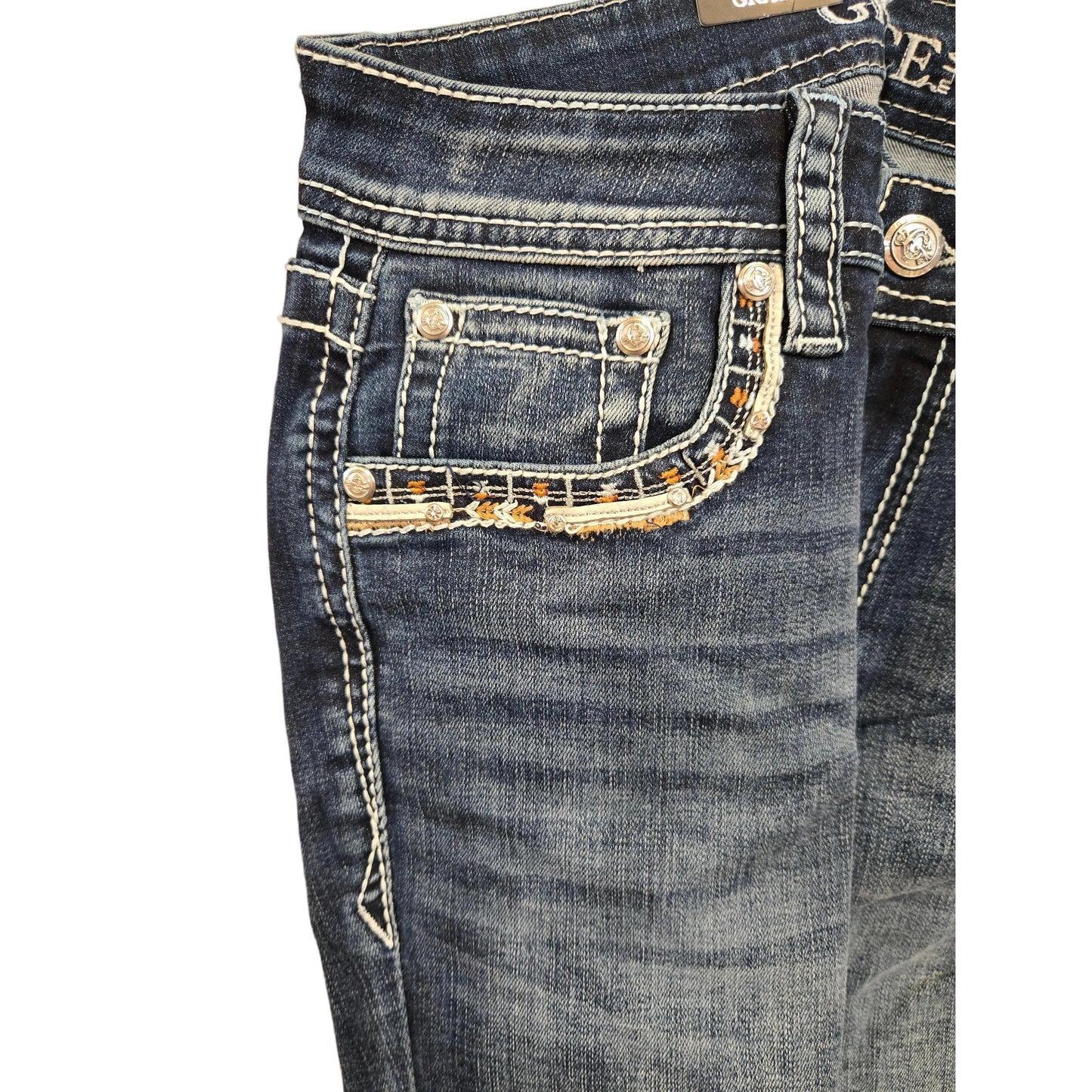 Grace in LA Women's Aztec Modify Jeans