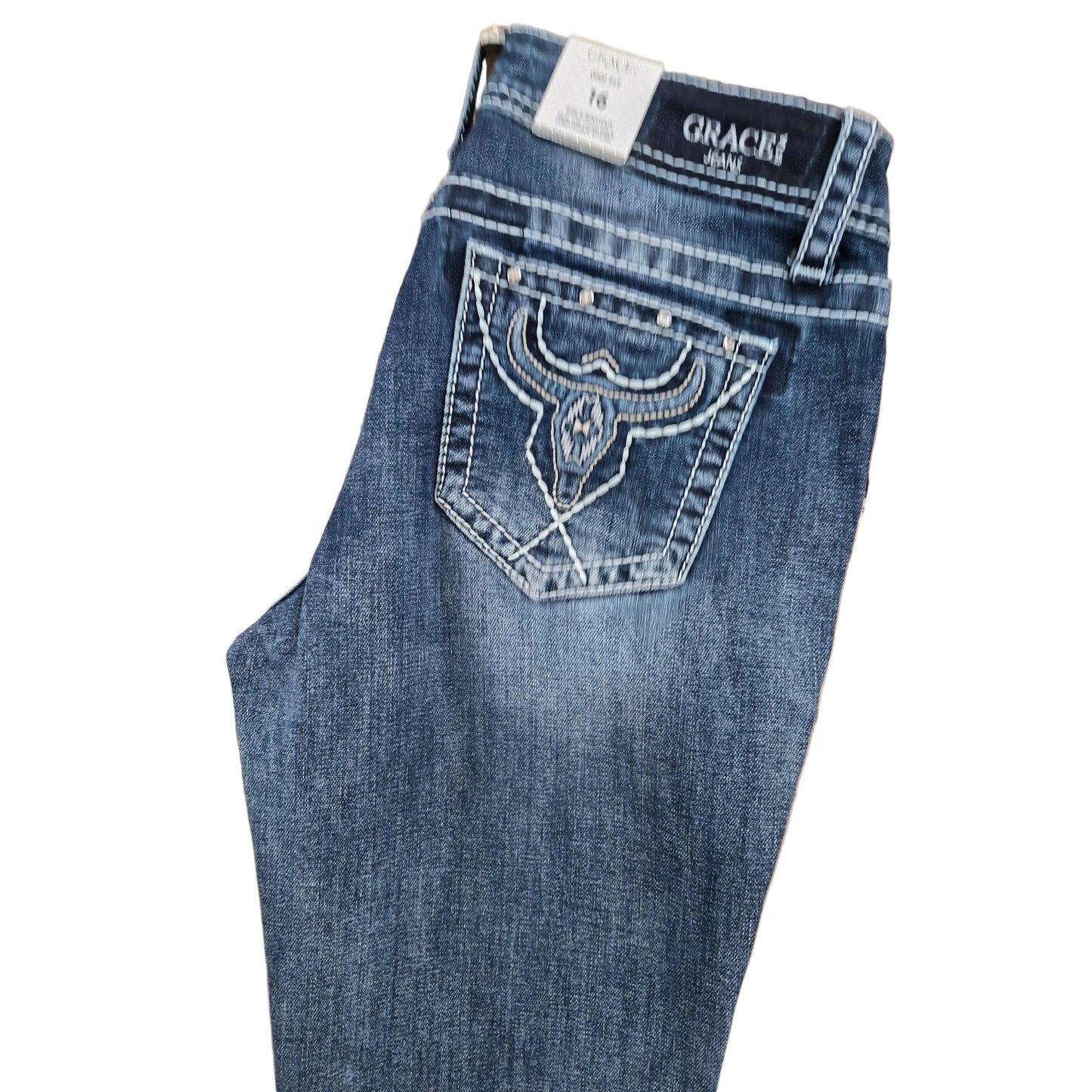 Grace in LA Girls Steer Head Jeans