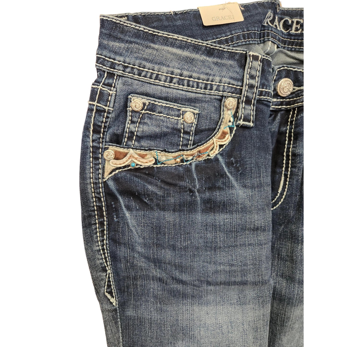 Grace in LA Women's Aztec Jeans