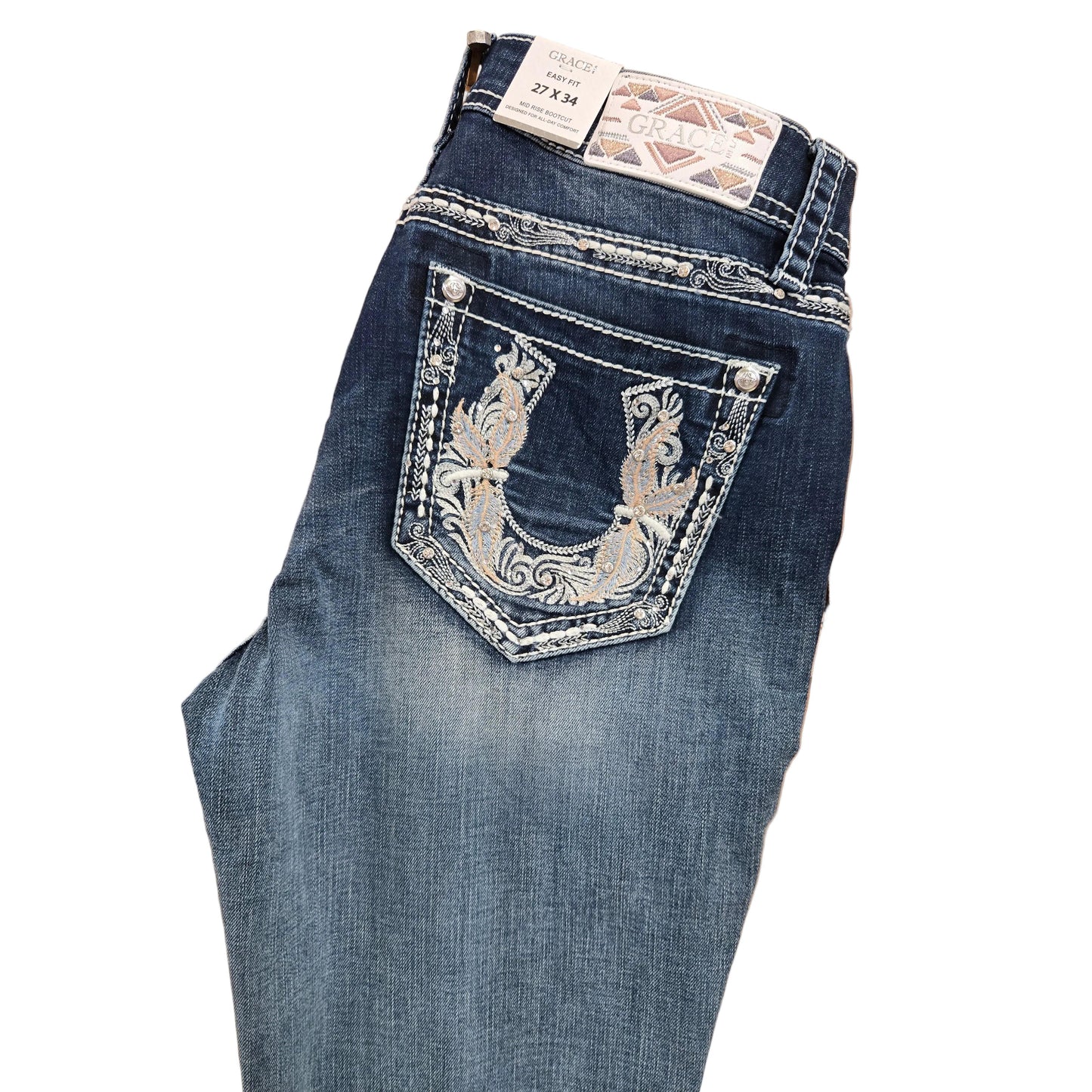 Grace in LA Women's Horse Shoe Jeans