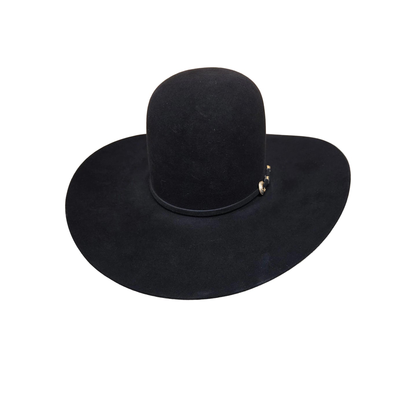 Rodeo King 60X Open Crown Felt Western Hat - Black