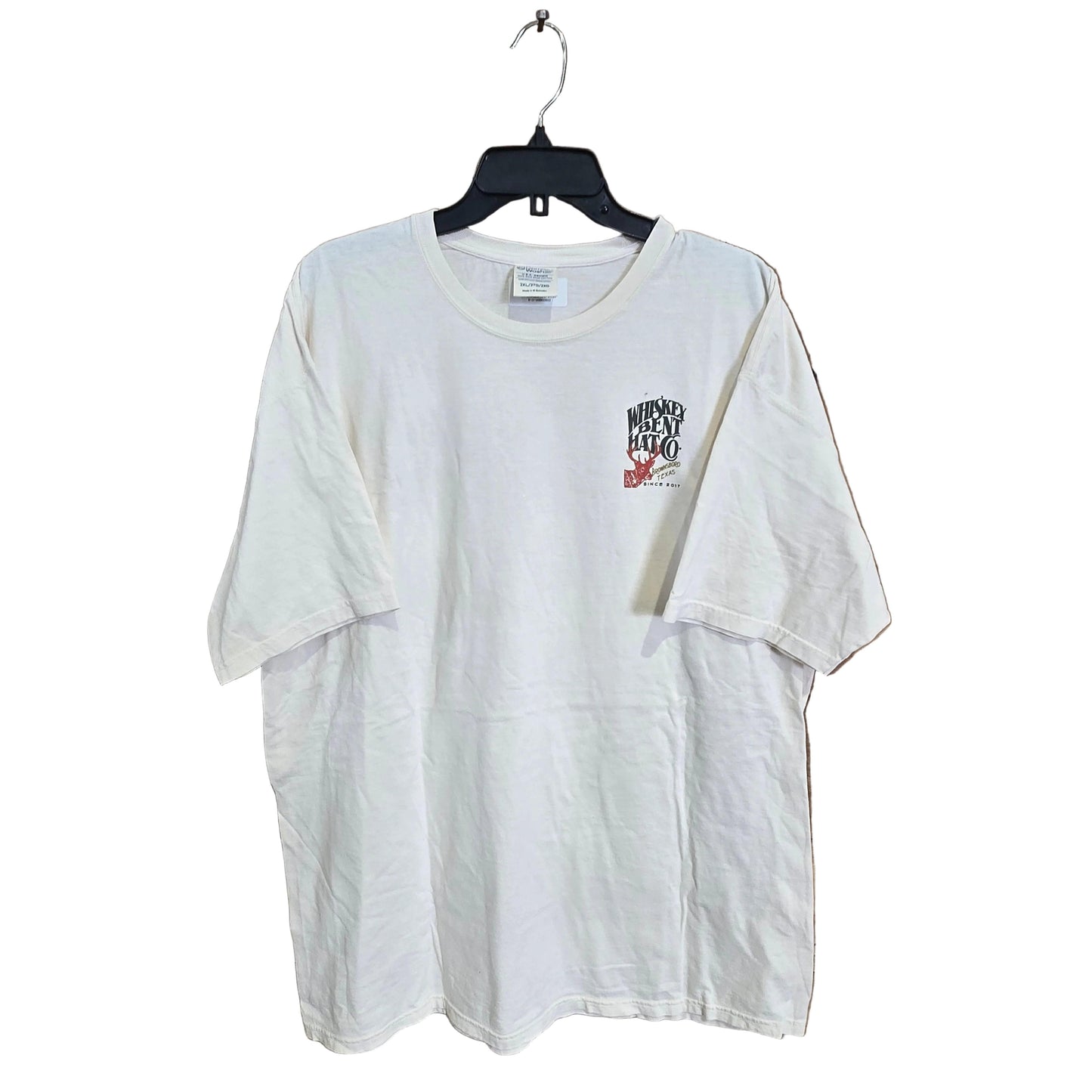 Whiskey Bent Hat Co Buck Tee Shirt - Natural