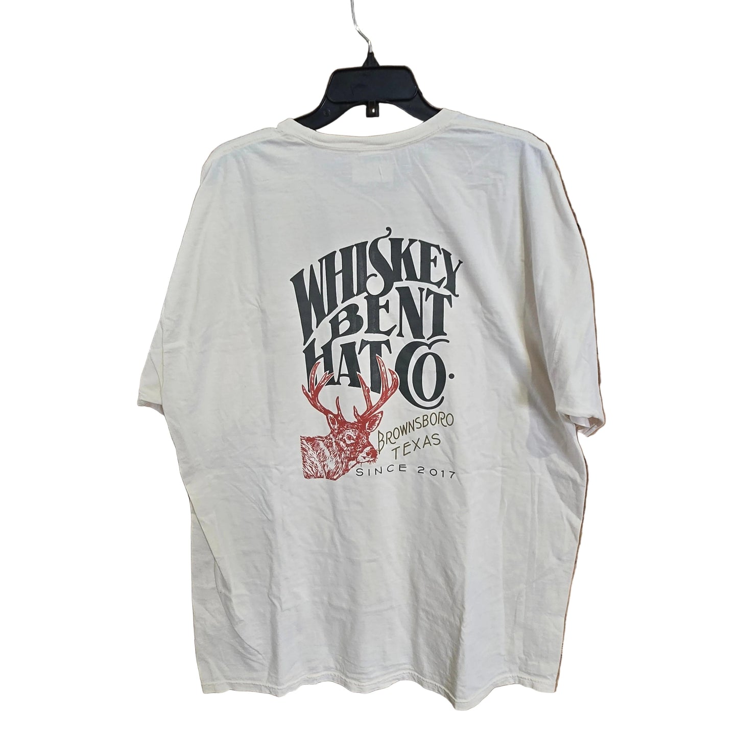 Whiskey Bent Hat Co Buck Tee Shirt - Natural