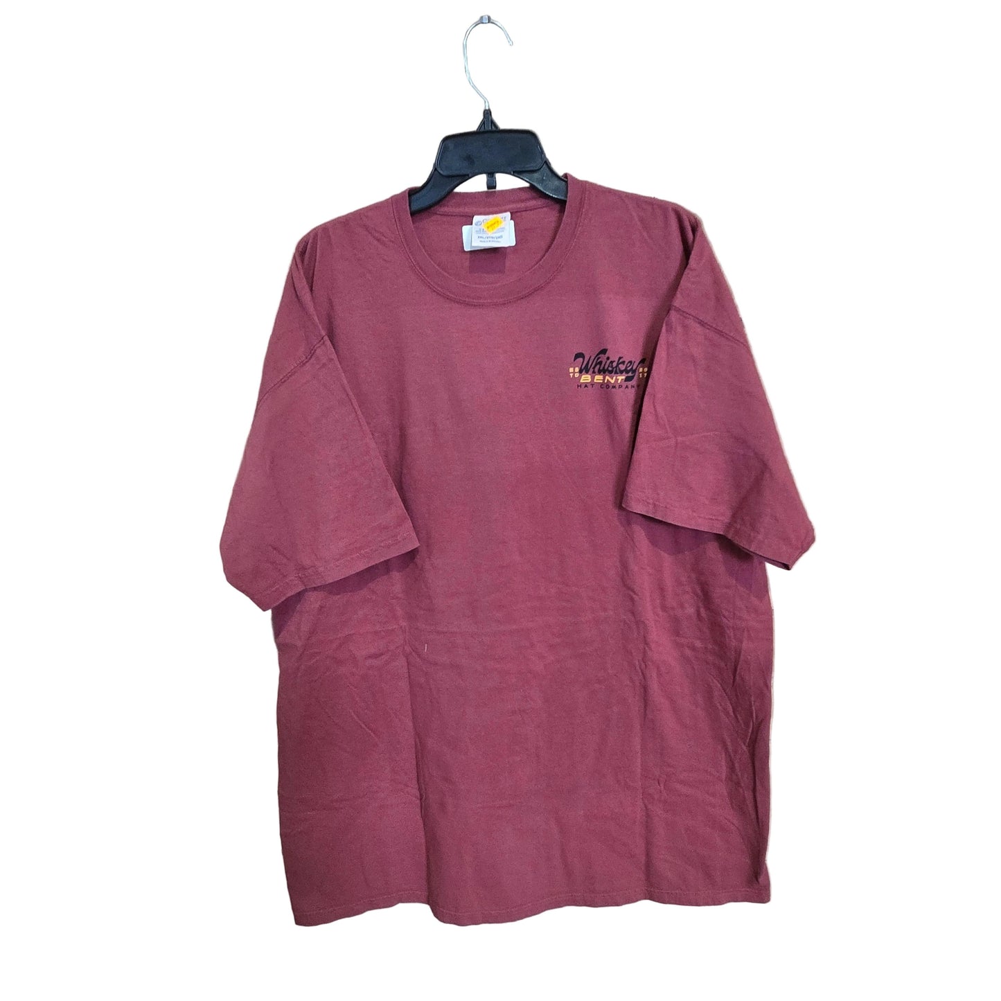 Whiskey Bent Hat Co Damon Tee Shirt - Maroon