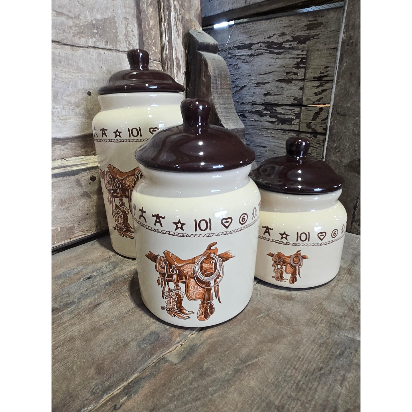 West Creation Brands 3 piece Canister Set