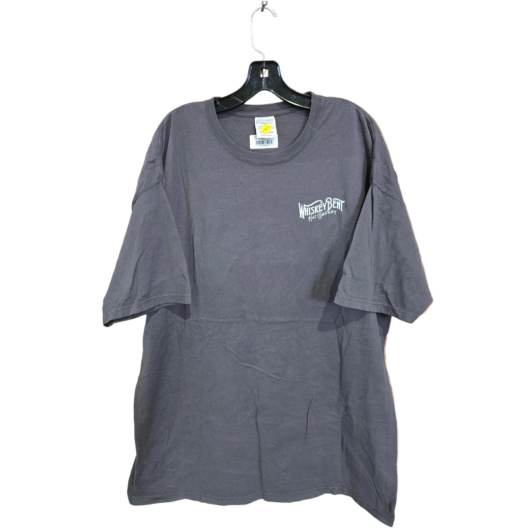 Whiskey Bent Hat Co Beach Front Tee Shirt - Dark Grey