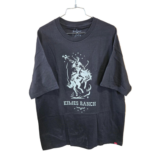 Kimes Men's Lucky B Saddle Bronc Tee Shirt - Black