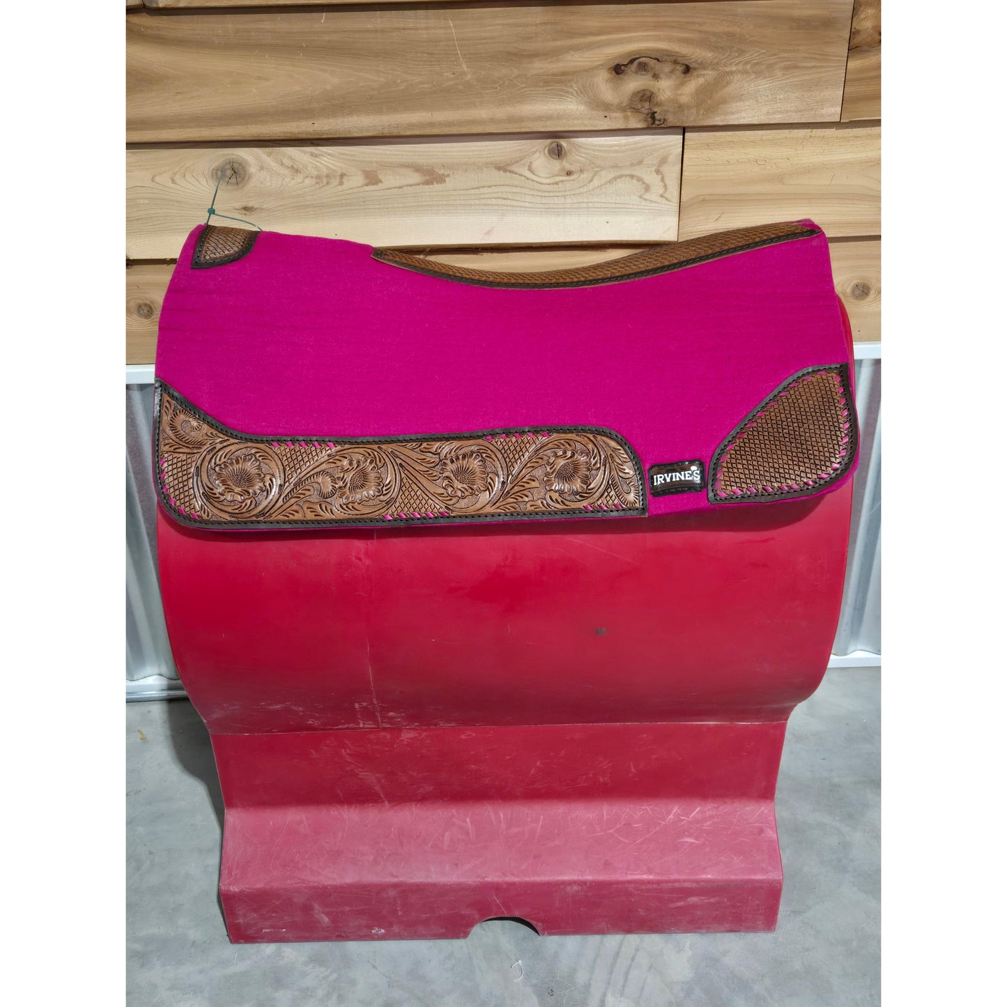Irvine Compressed Wool Saddle Pad - Tooled Wear Leathers