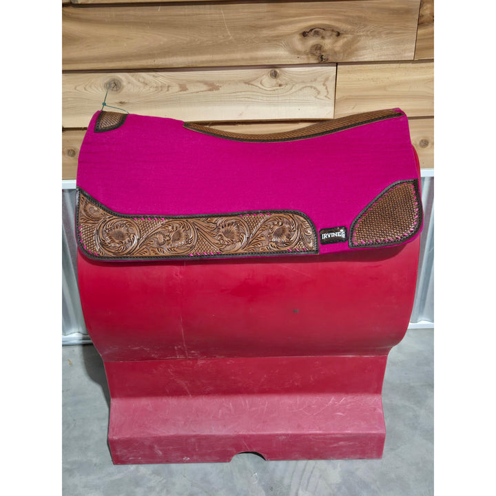 Irvine Compressed Wool Saddle Pad - Tooled Wear Leathers