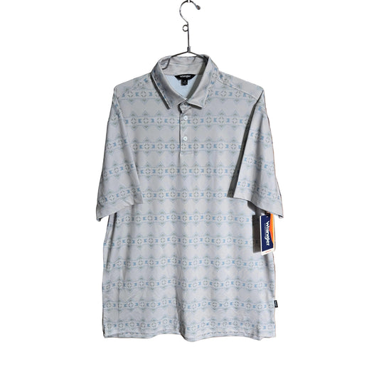 Wrangler Men's All Terrain Short Sleeve Gear Polo - Checotah Stripe