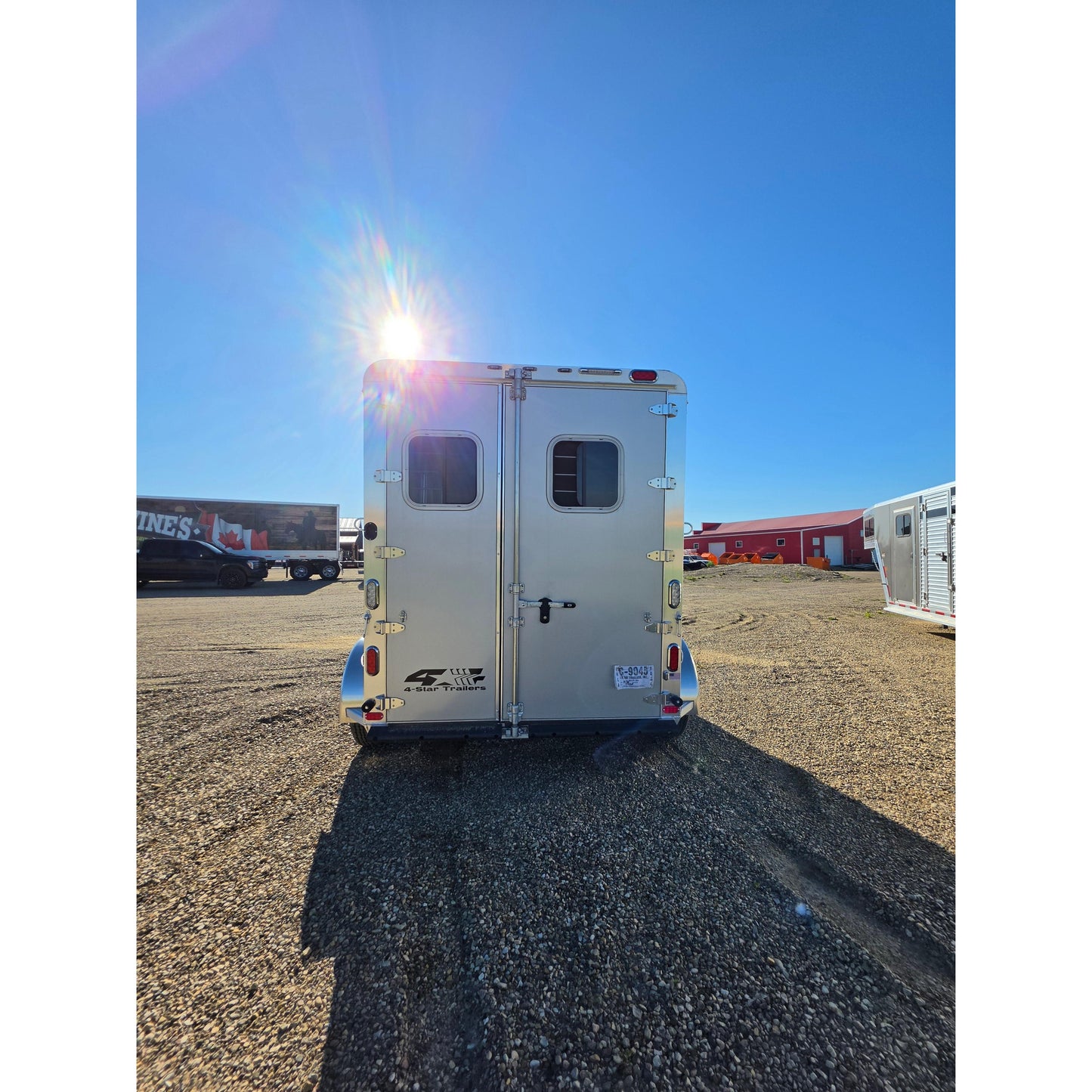 2027 4-Star 11' 2-Horse Warmblood Slant Load Bumper Pull