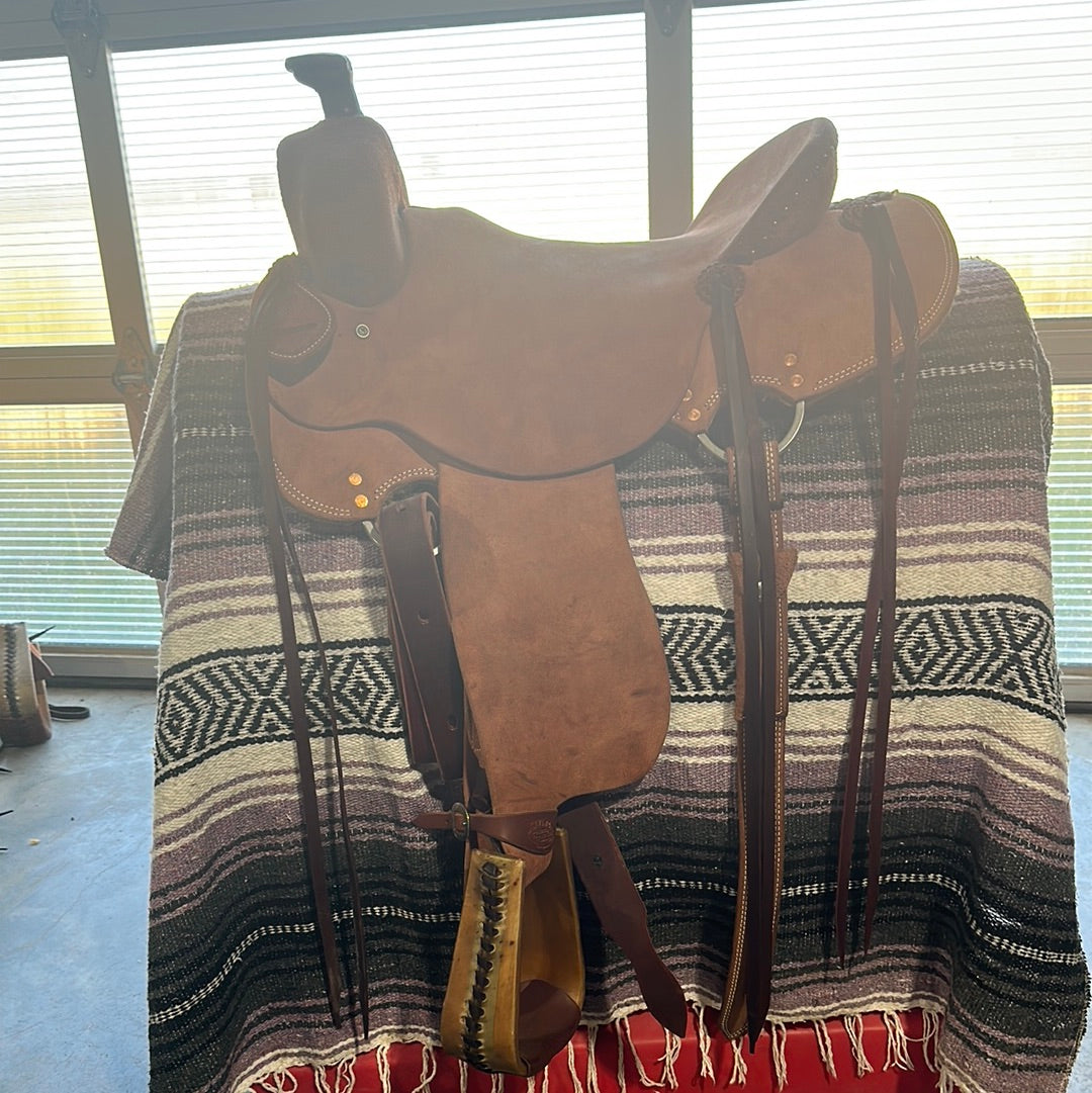 Irvine 16" Roughout Stripped Down Saddle