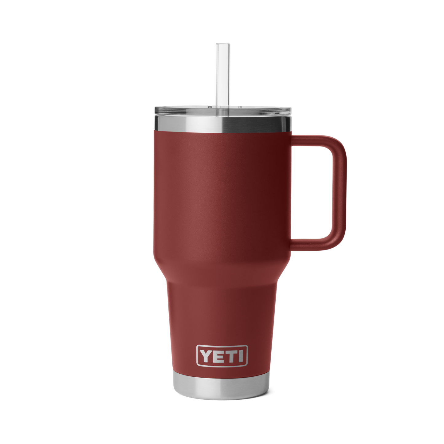 Yeti Rambler® 1L Straw Mug 2.0 w/Straw Lid - Stag Red