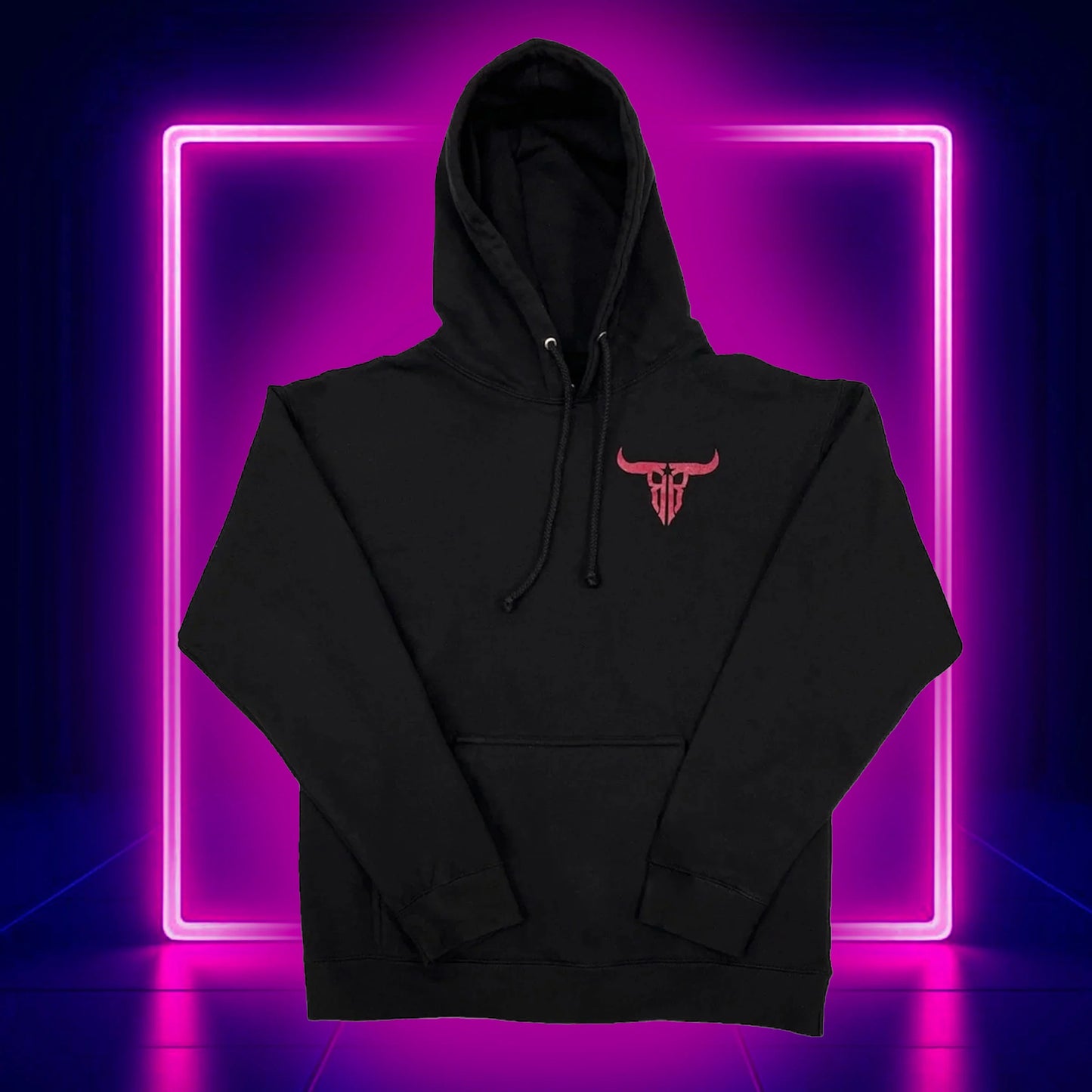 Ruthless Rednecks Support Your Local Dirtbag Heavyweight Hoodie - Black