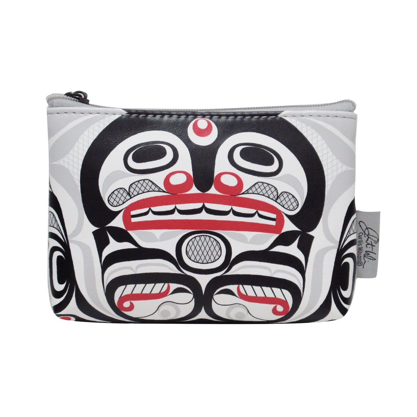 Curtis Wilson Killer Whale Crosshatch Coin Purse- Multi