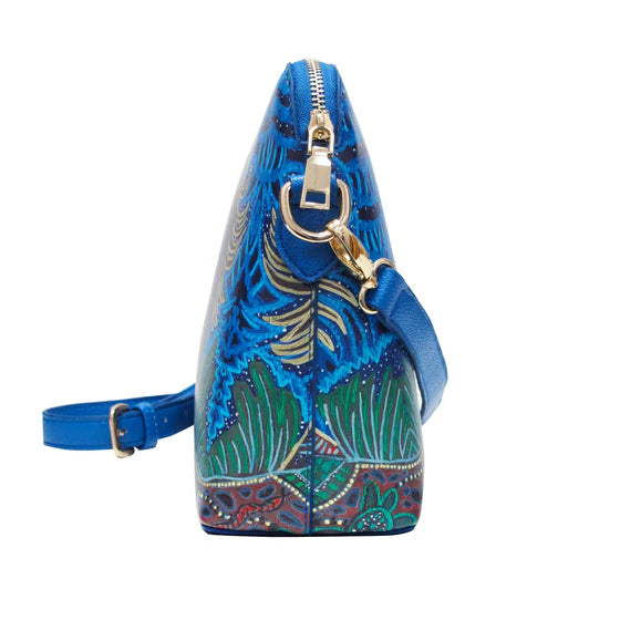 Leah Dorion Breath of Life Art Bag- Blue