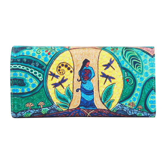 Leah Dorion Strong Earth Woman Wallet- Multi