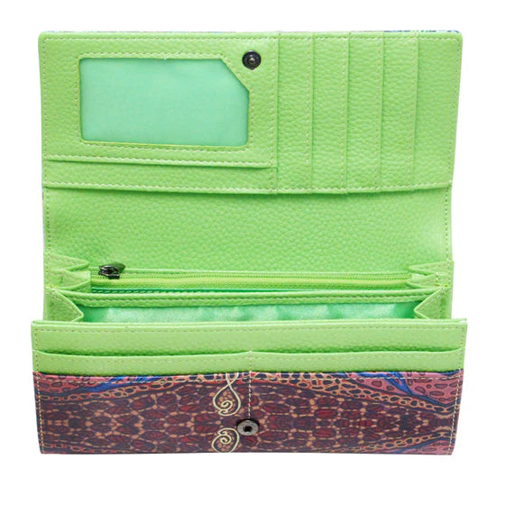 Leah Dorion Strong Earth Woman Wallet- Multi