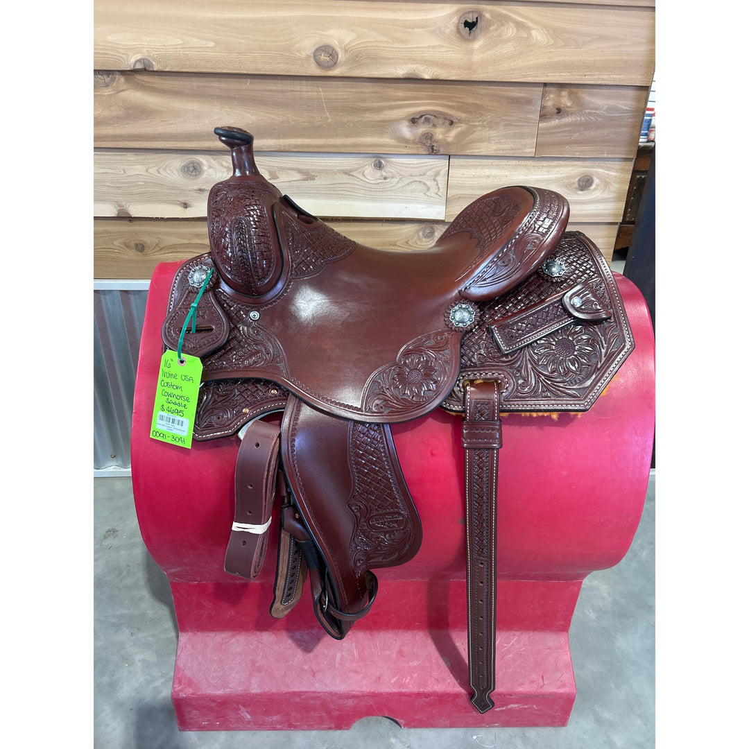Irvine USA Custom 16"Cowhorse Saddle