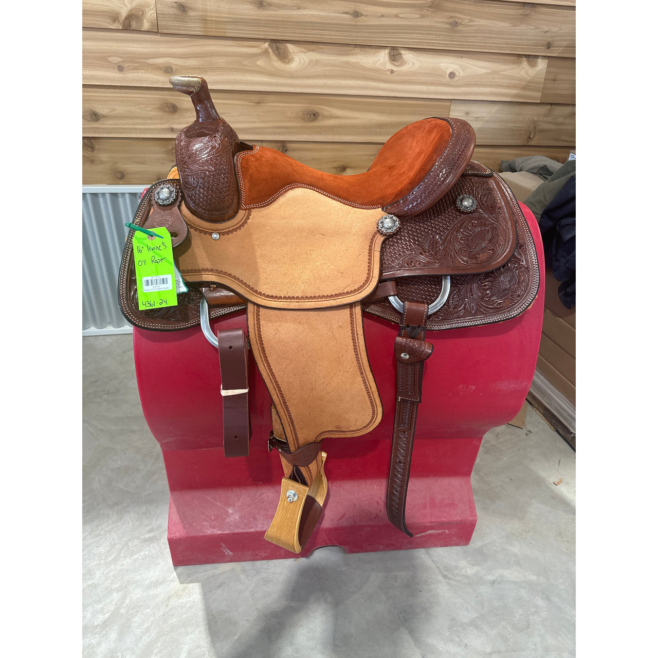 Irvine's 16" OY Roping Saddle