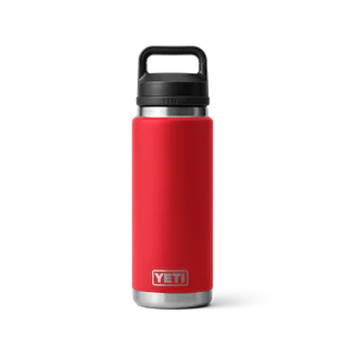 Yeti Rambler 769ml Water Bottle w/Chug Cap - Rescue Red