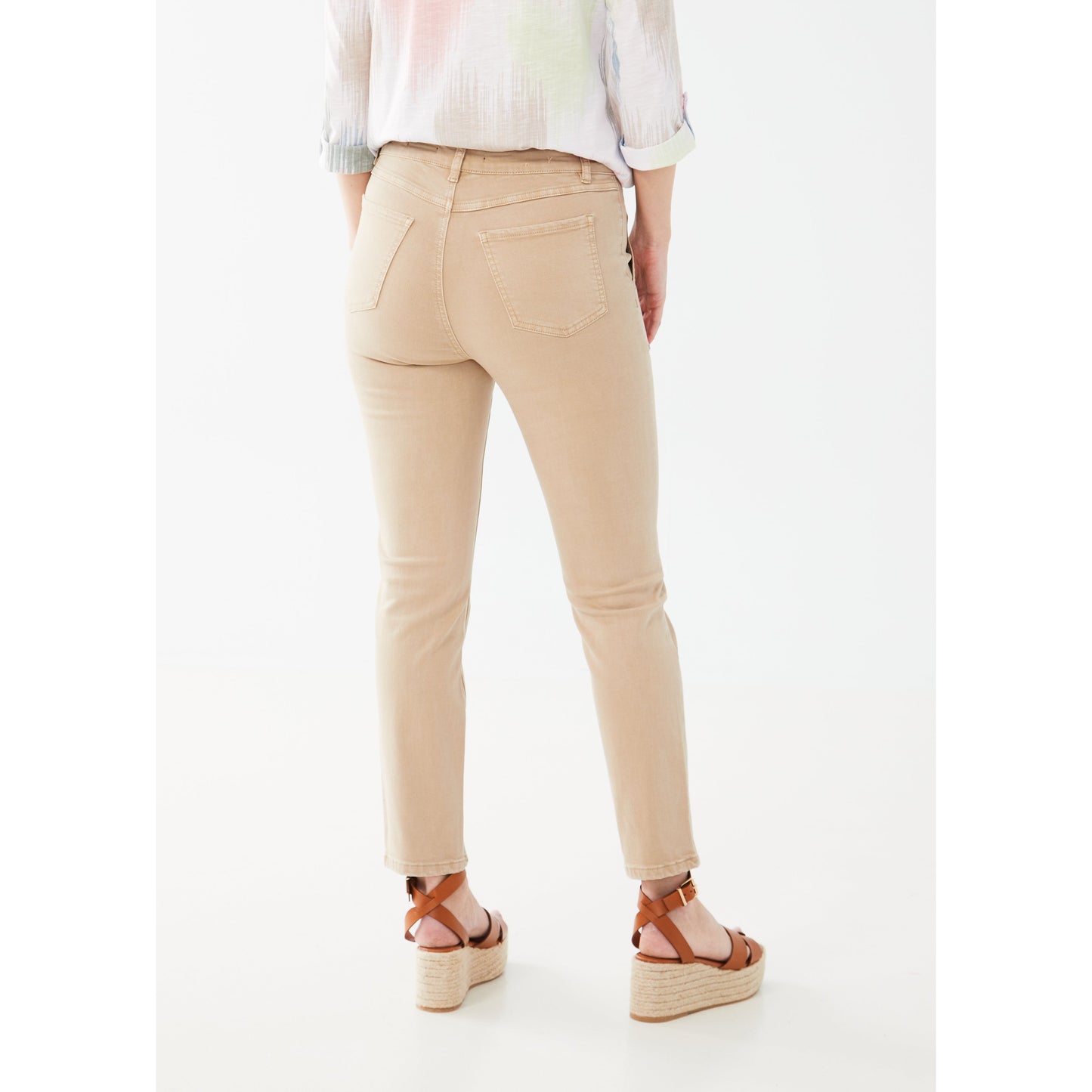 FDJ Women's Olivia Pencil Ankle Jeans - Sand Dollar