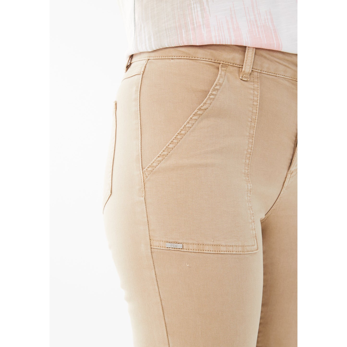FDJ Women's Olivia Pencil Ankle Jeans - Sand Dollar