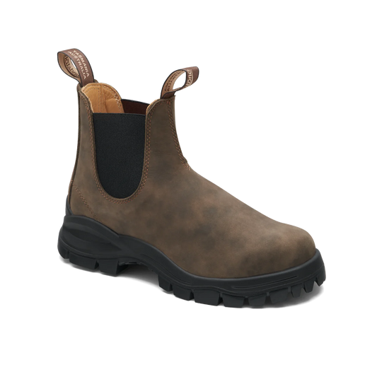Blundstone Unisex #2239 Lug Sole Boots - Rustic Brown