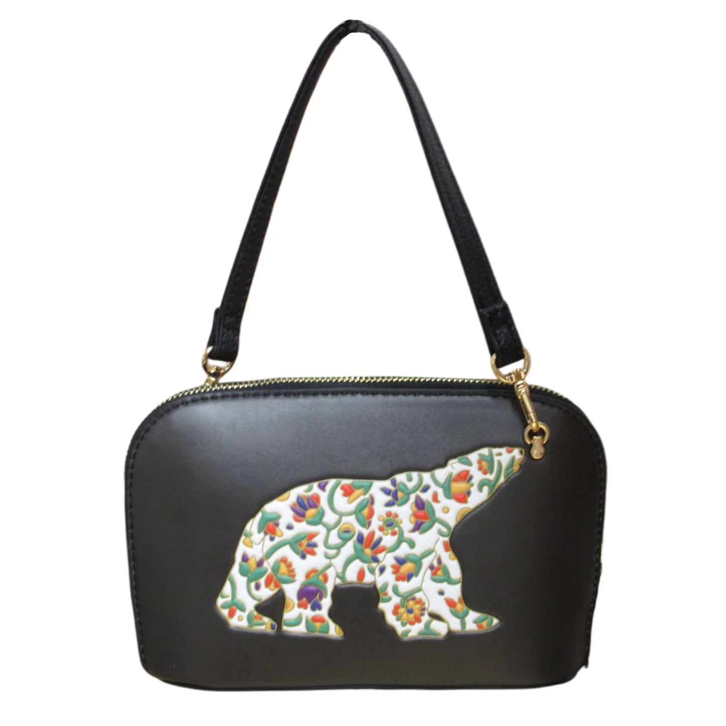 Dawn Oman Spring Bear Convertible Crossbody Bag- Black