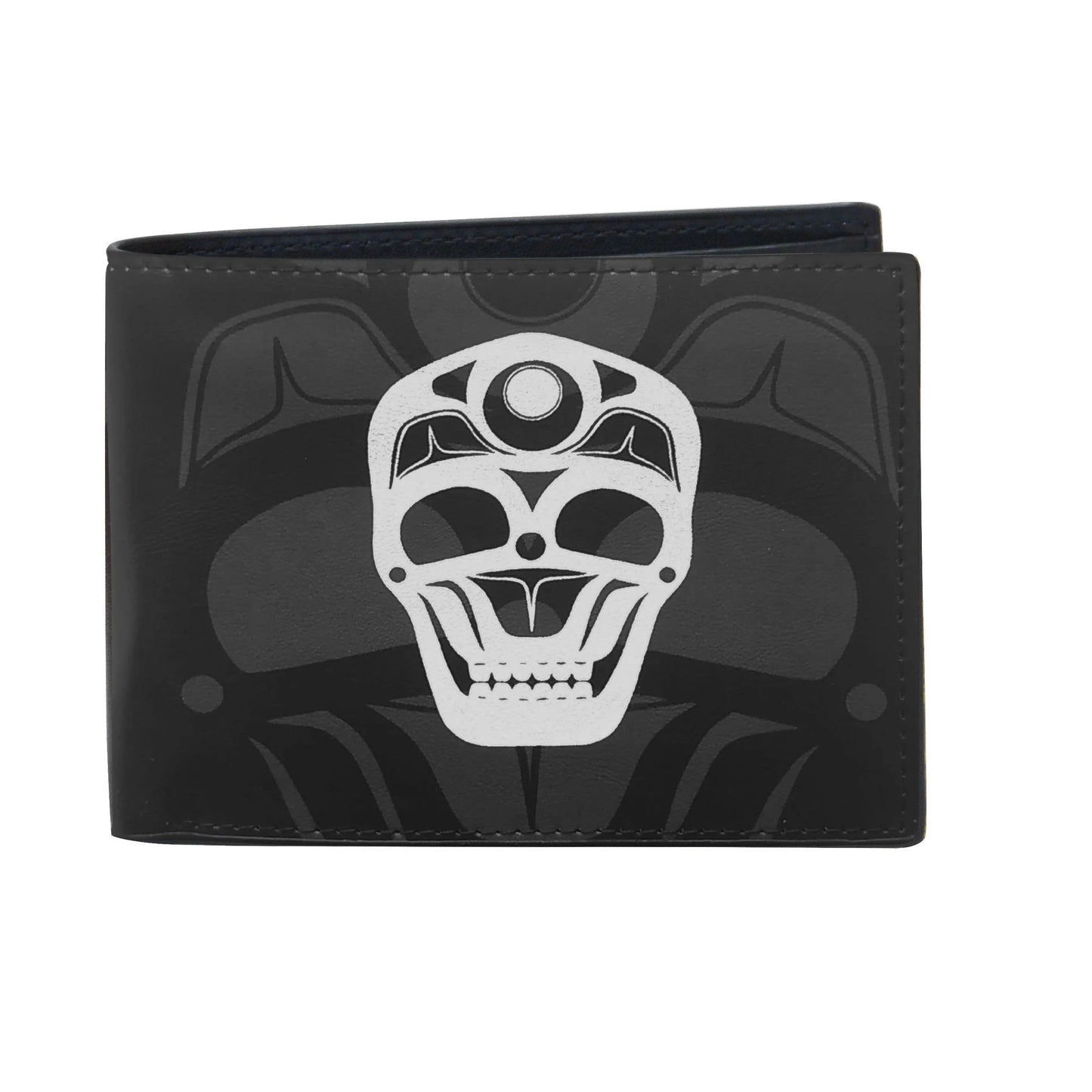 James Johnson Skull Wallet- Black