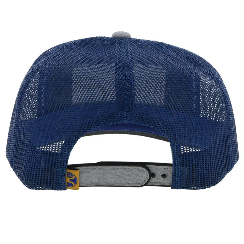 Hooey "Rank Stock" Snapback Cap - Grey/Blue
