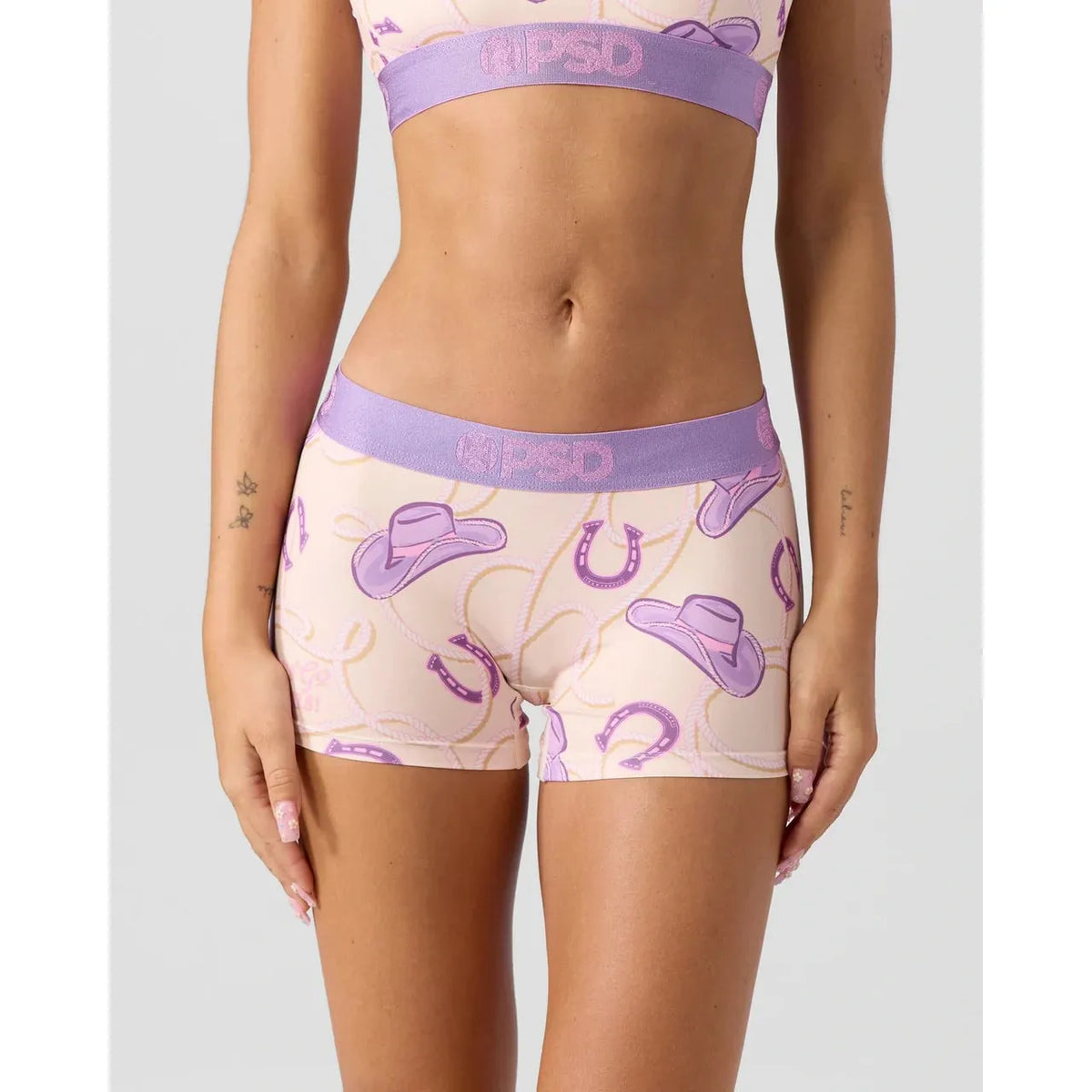 PSD Underwear Women's Lassoed Up Boy Short Underwear - Lavender