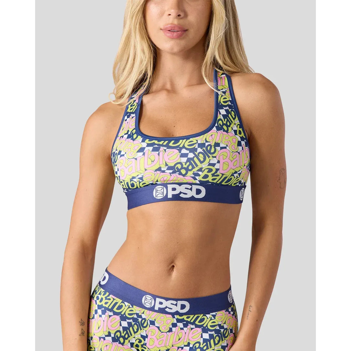 PSD Underwear Women's Barbie Tumble Sports Bra - Multicolour