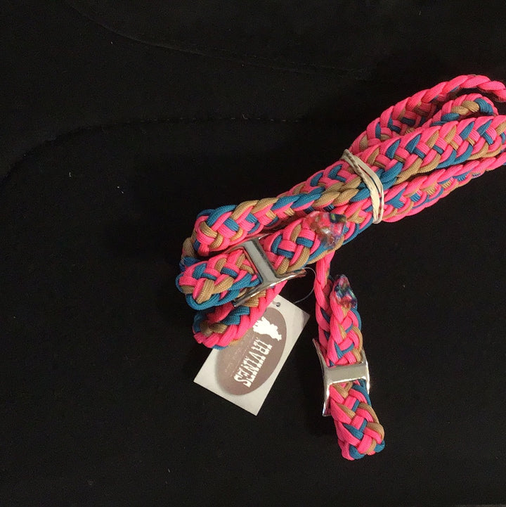 Irvine Braided Barrel Rein - Irvine Tack &amp; Western Wear