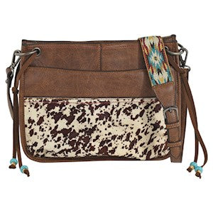 Justin Shoulder Bag Painted Pony Hair-On Hide