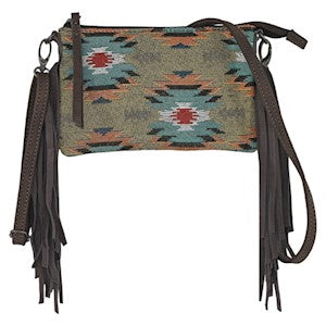 Justin Women's Jacquard Small Crossbody Bag - Taupe