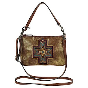 Justin Ladies Mini Shoulder Bag - Navajo Cross