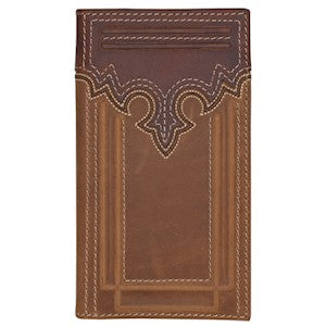 Tony Lama Men's Rodeo Wallet - Yoke & Trapunto Accents