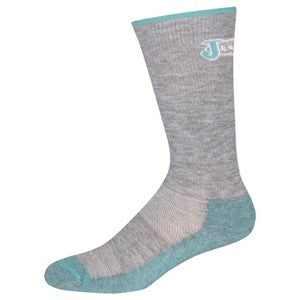 Justin Women's 2-Pack Boot Socks - Grey/Aqua