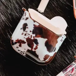The Front Porch Label Airpod Case - Brown Cowhide