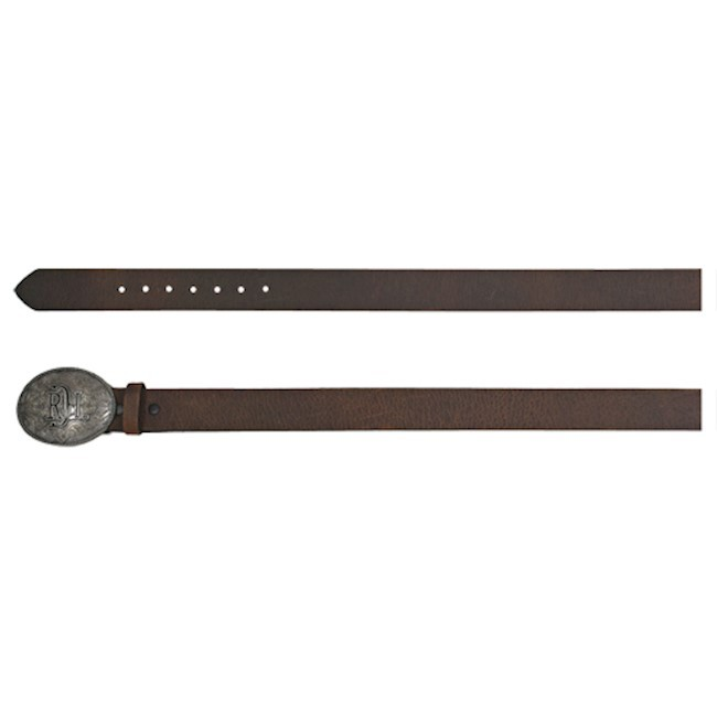 RDHC Boy's Logo Buckle Belt - Oiled Brown