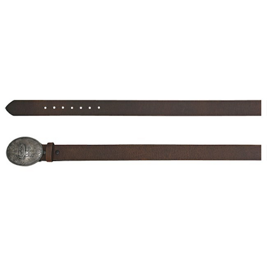 RDHC Boy's Logo Buckle Belt - Oiled Brown