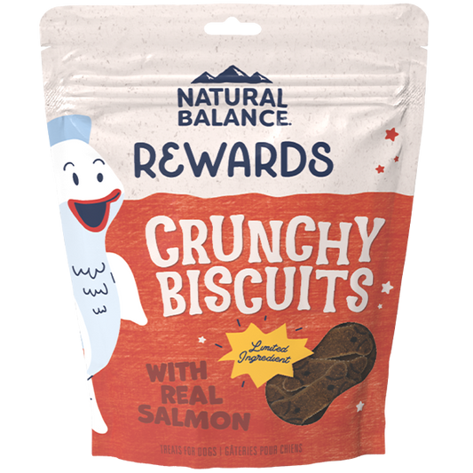 NB Dog Treats Crunchy Biscuits Salmon 14oz