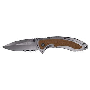 Justin Rubber Inlay Folding Knife - Olive