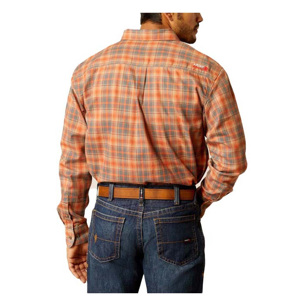 Ariat Men's FR Olympic Long Sleeve Work Shirt - Khaki