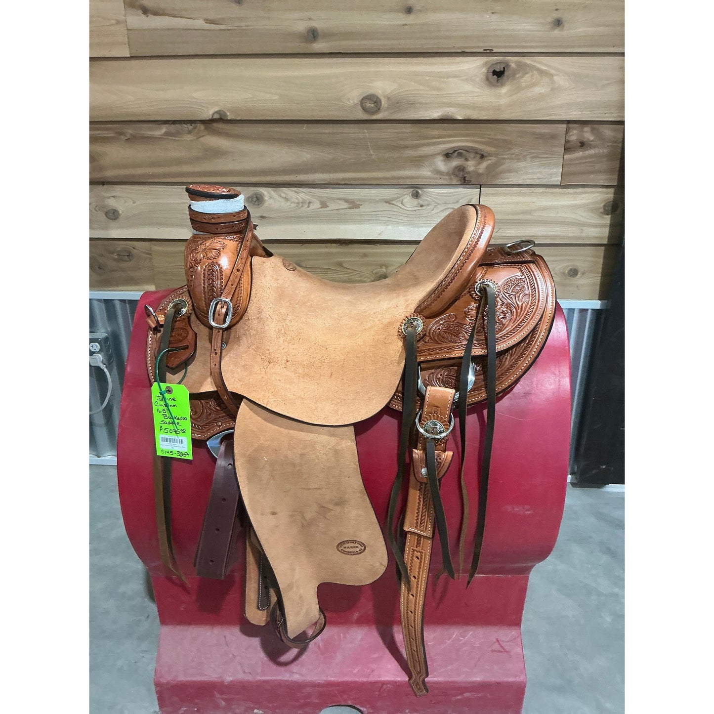 Irvine Custom 16.5"Buckaroo Saddle