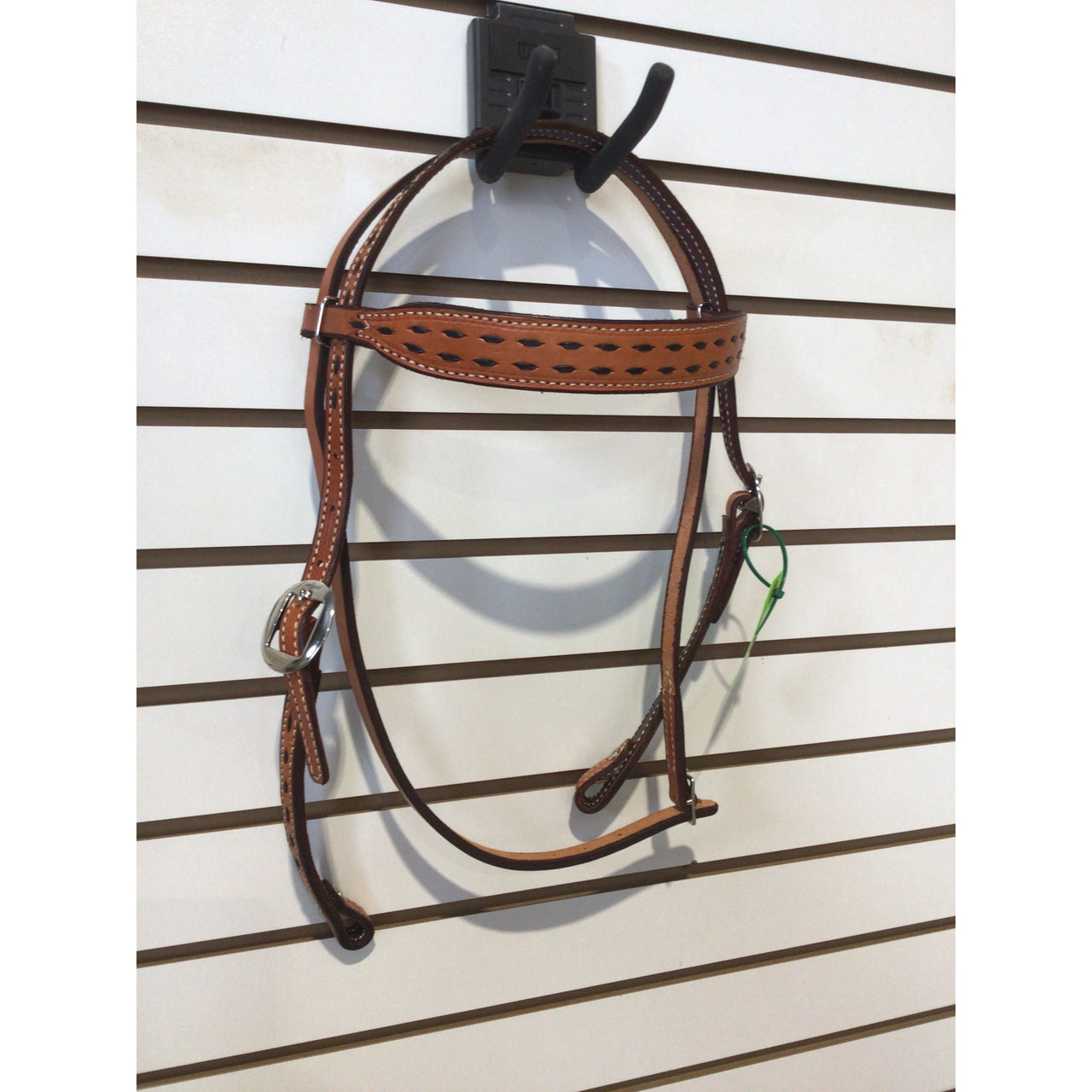 Irvine Browband Headstall w/Buckstitch - Black